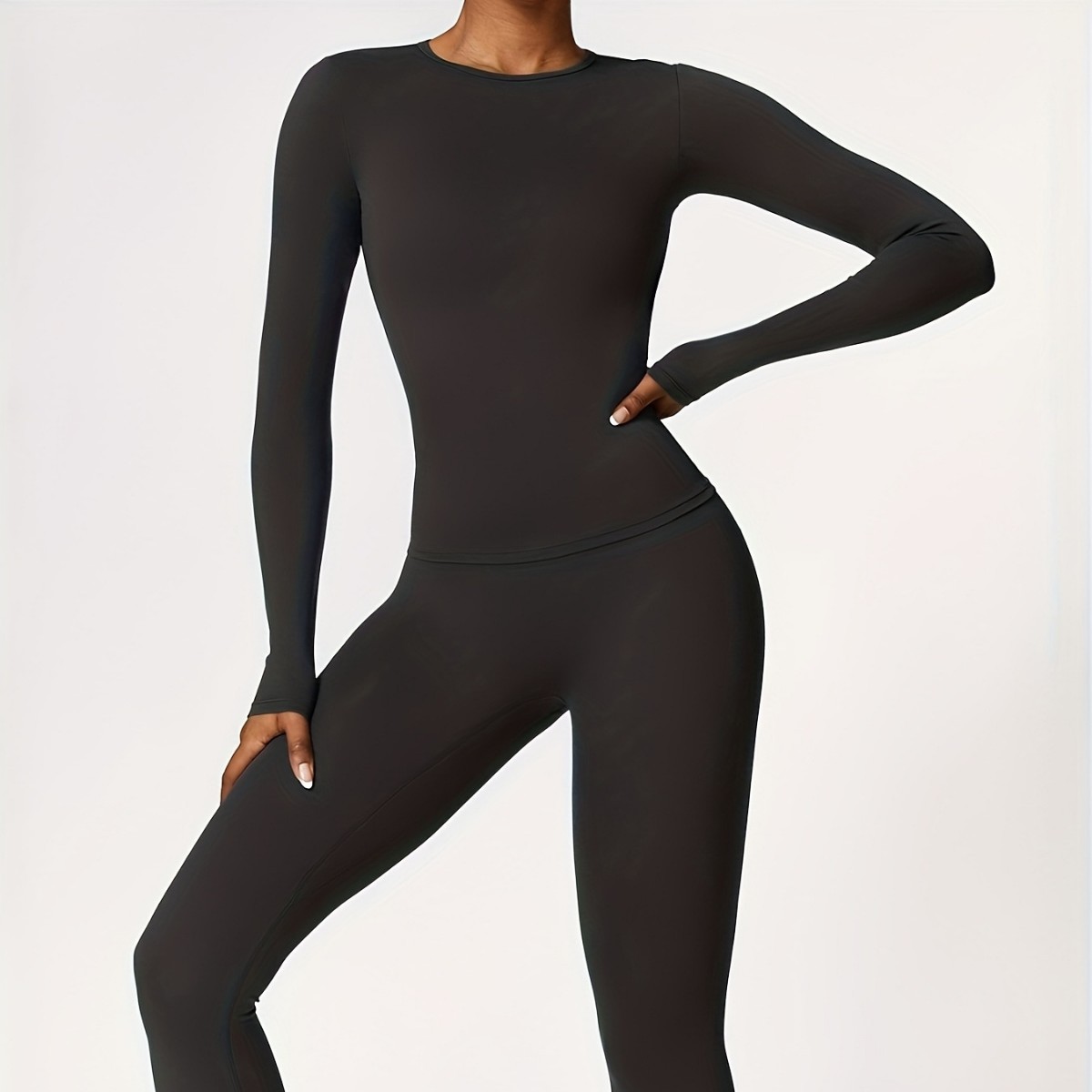 Pilates & Yoga Unleashed International Academy Yonkers - Tight-fitting yoga suit slim long-sleeved outdoor