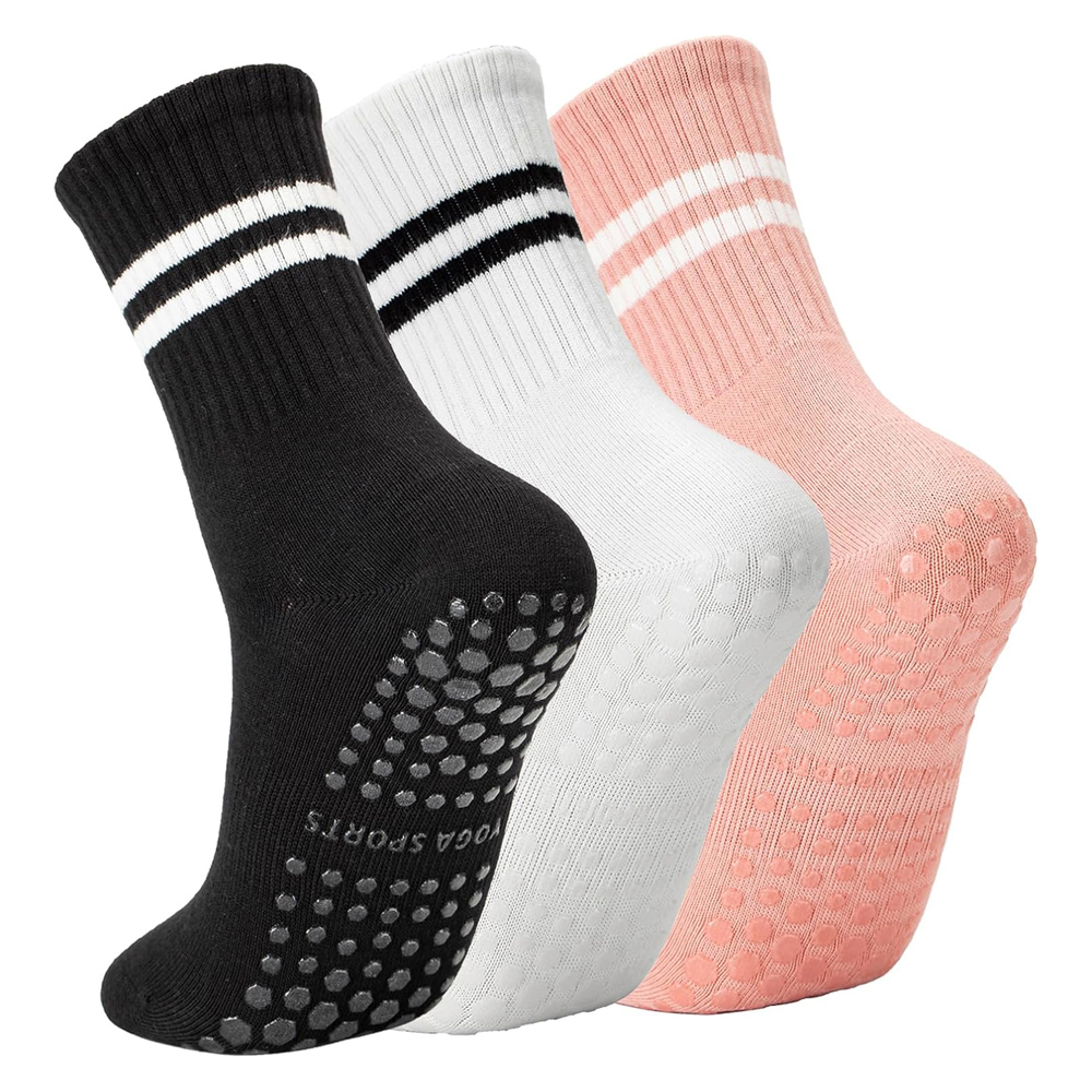 Pilates Yoga Barre - Yoga Pilates Socks with Grips for