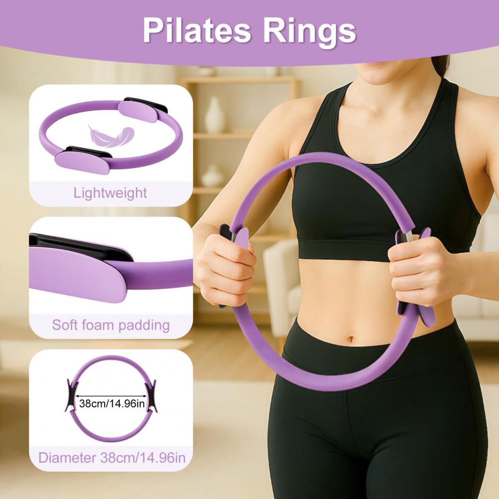 Pilates Yoga Ring - Women Yoga Fitness Ring Circle Pilates