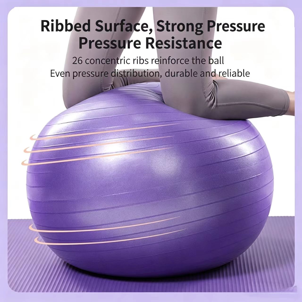 Thickened PVC Yoga Ball/Pilate - Pilates Yoga Pregnancy 评论和价格
