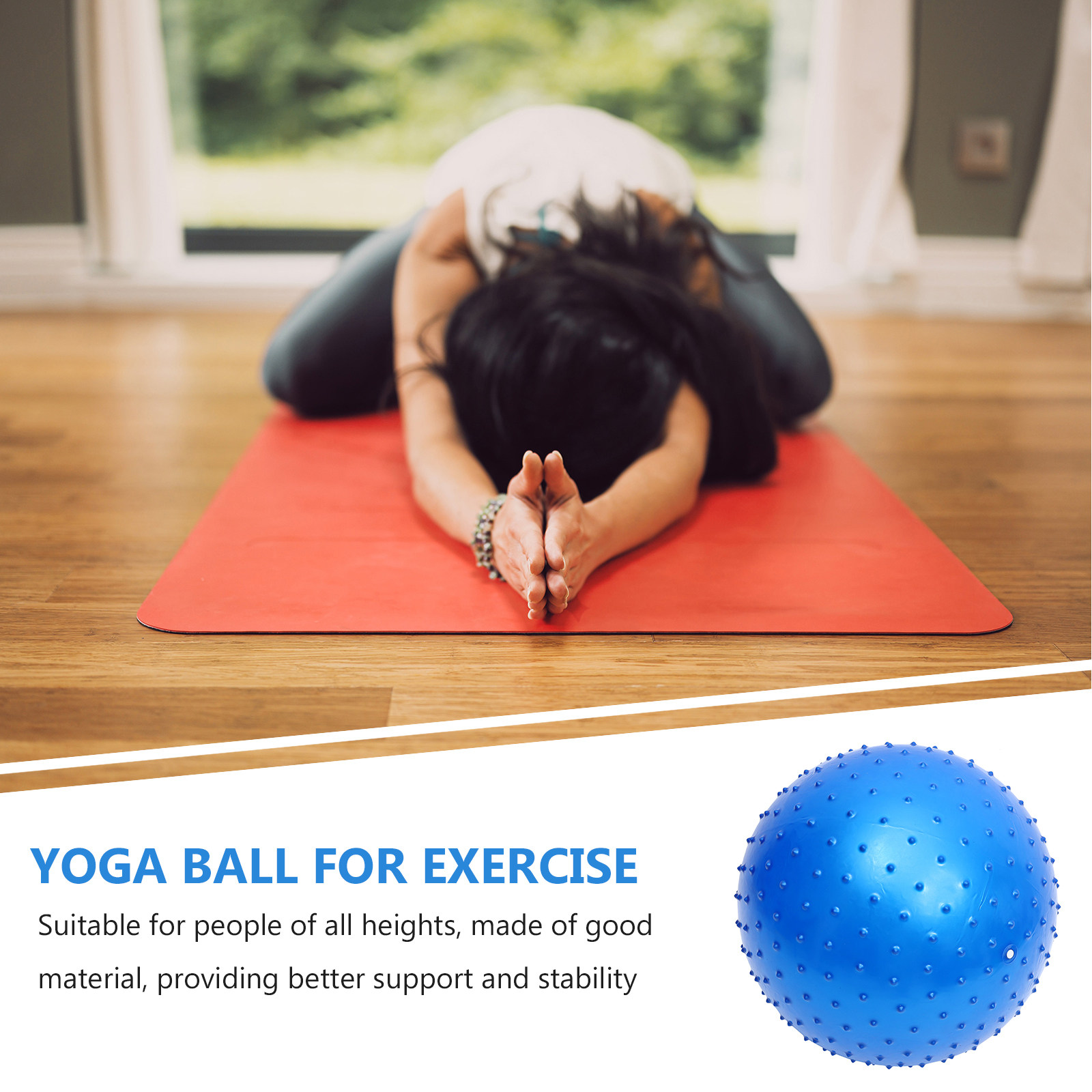Compact Exercise Ball for Yoga - Pilates Yoga Pregnancy 评论和价格