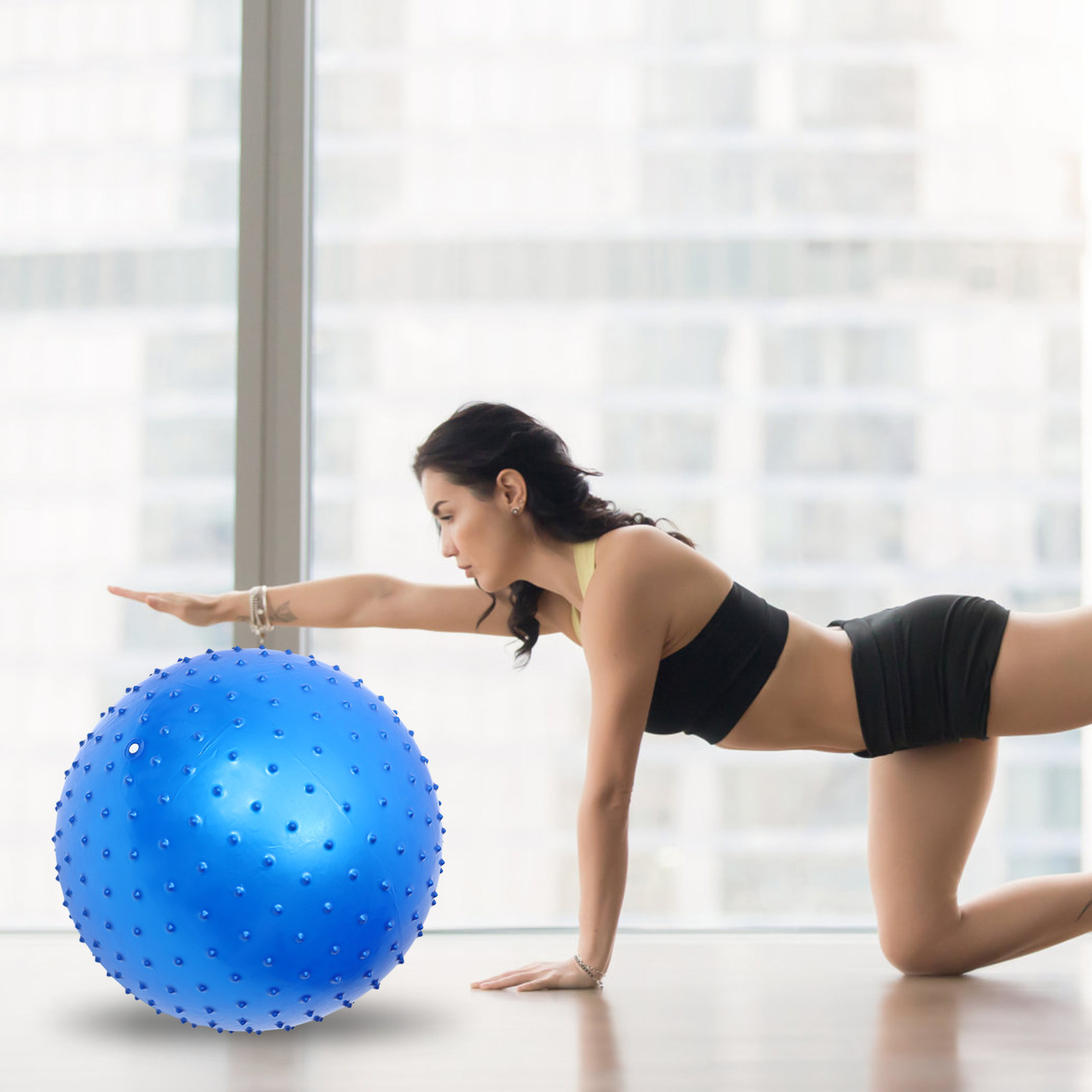 Compact Exercise Ball for Yoga - Pilates Yoga Pregnancy 评论和价格
