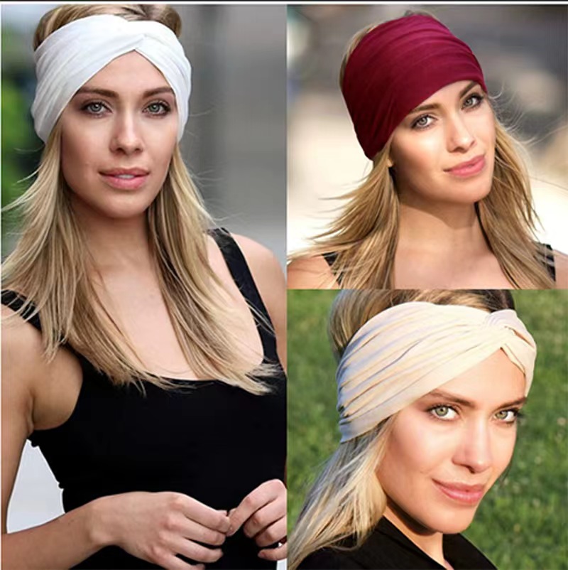 Wide Elastic Headband Hairband - Pilates Yoga Ring 评论和价格