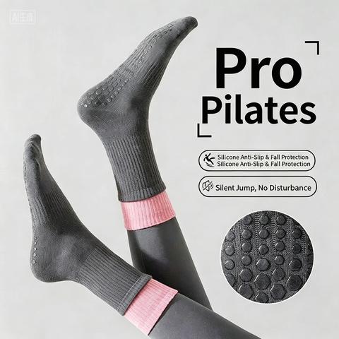 Unisex Grip Socks Polyester On - Pilates Yoga Barre 评论和价格