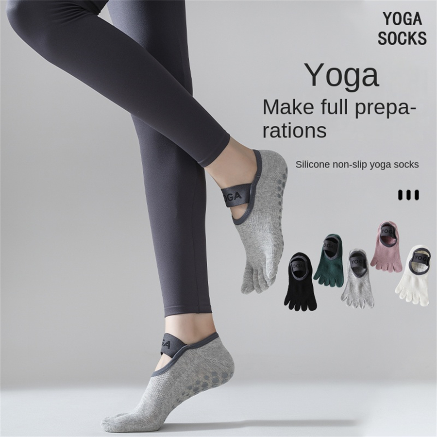 Anti-slip Pilates Socks with 5 - Pilates Yoga Barre 评论和价格