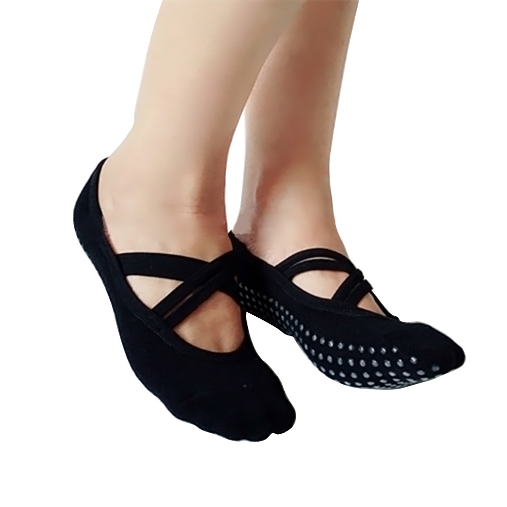 Yoga Socks Women Black Non Ski - Pilates Yoga Barre 评论和价格