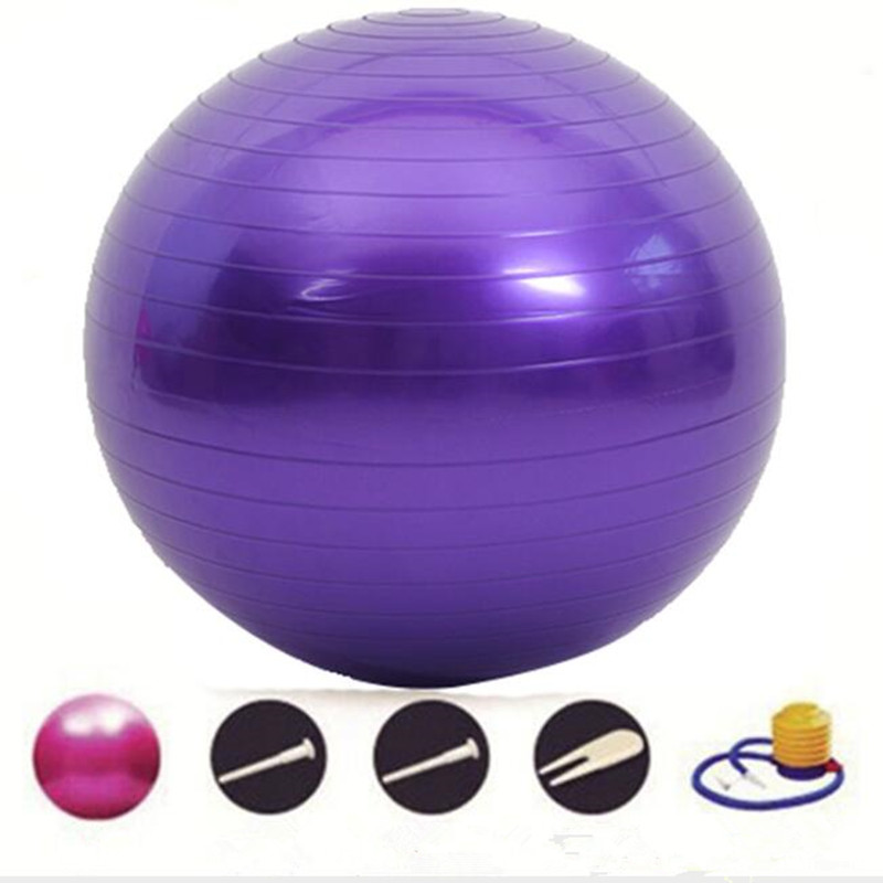 45CM Anti-Burst Yoga Ball Thic - Pilates Yoga Pregnancy 评论和价格