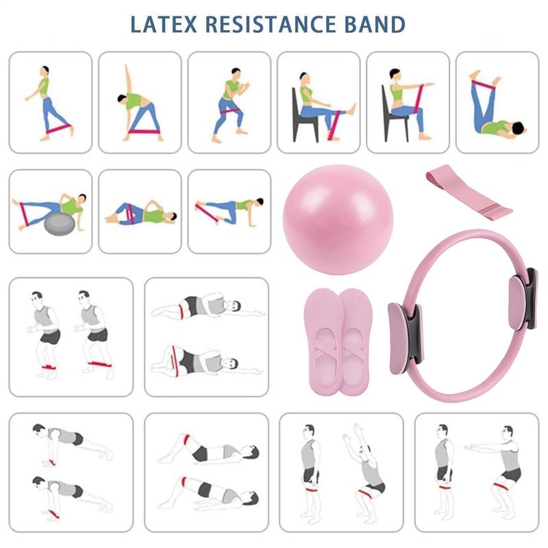 Pilates Ring Set Yoga Ring Set - Pilates Yoga Pregnancy 评论和价格