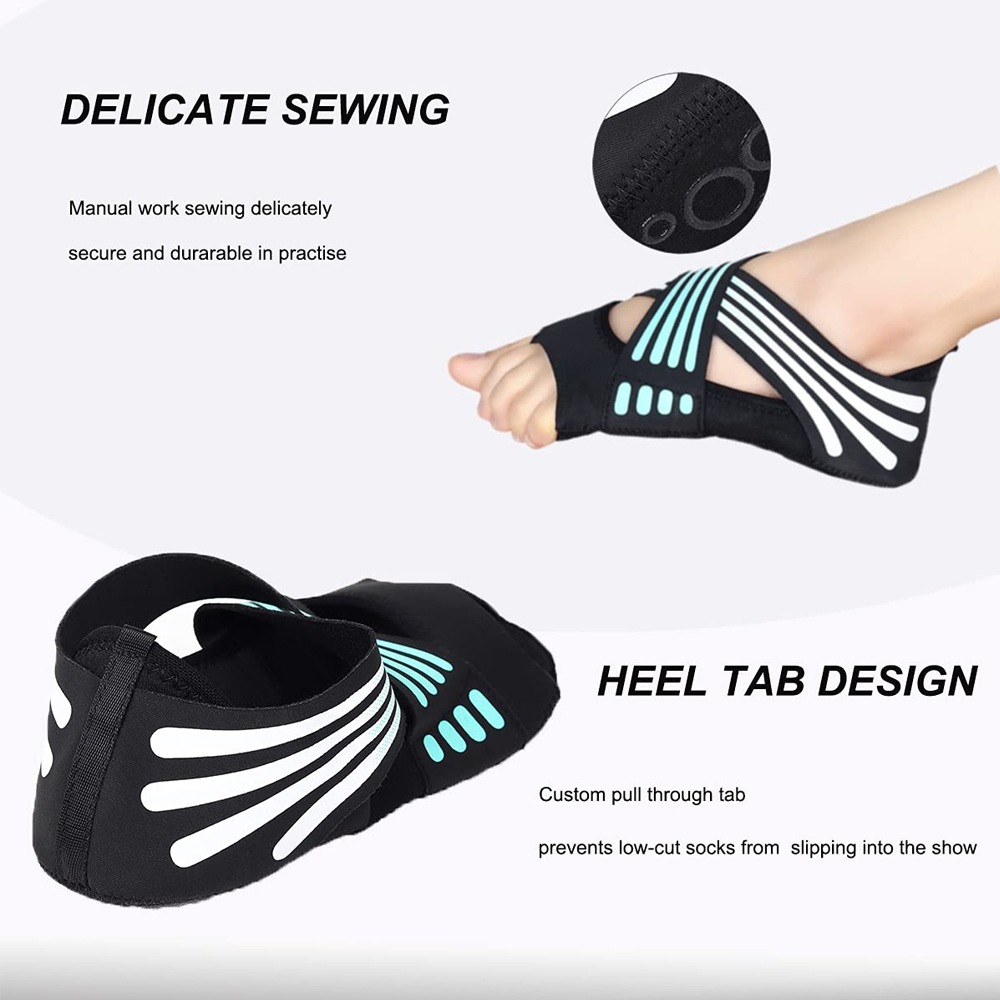 1Pair Yoga Socks Toeless Non-S - Pilates Yoga Barre 评论和价格